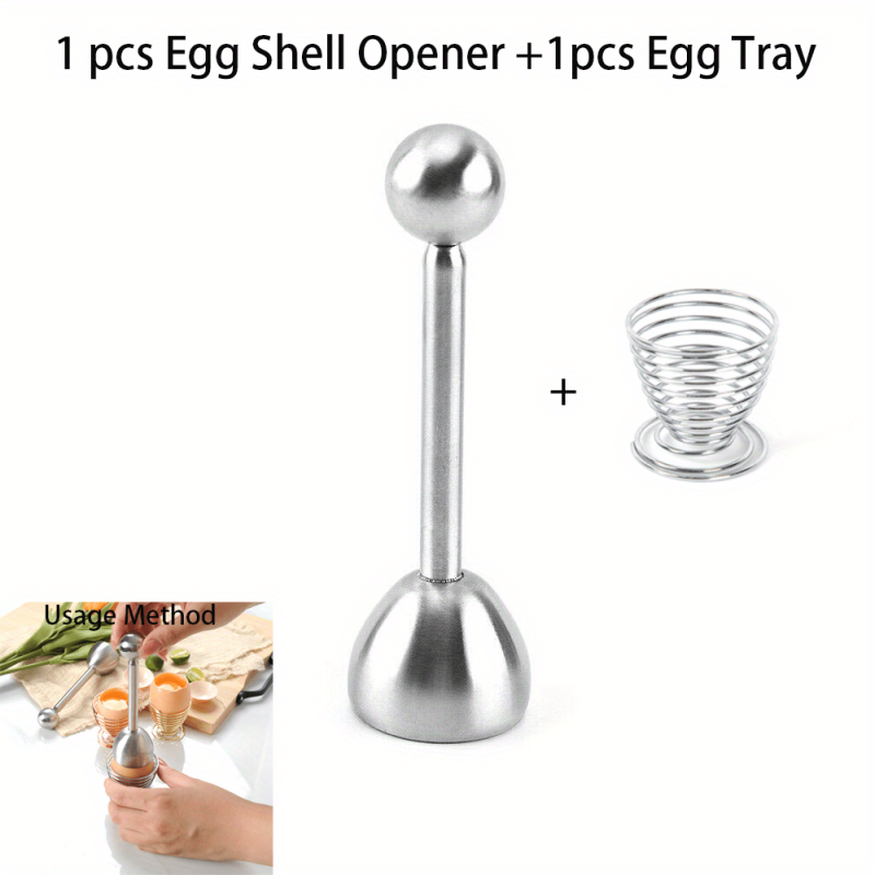 Stainless Steel Egg Topper Cutter Opener Remover Tool for Boiled Egg