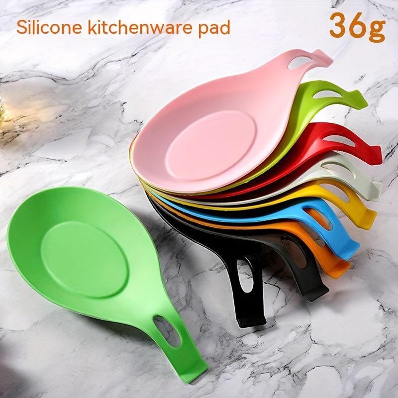 Silicone Spoon Rest Kitchen Utensil Holder Stovetop Ladle Accessories