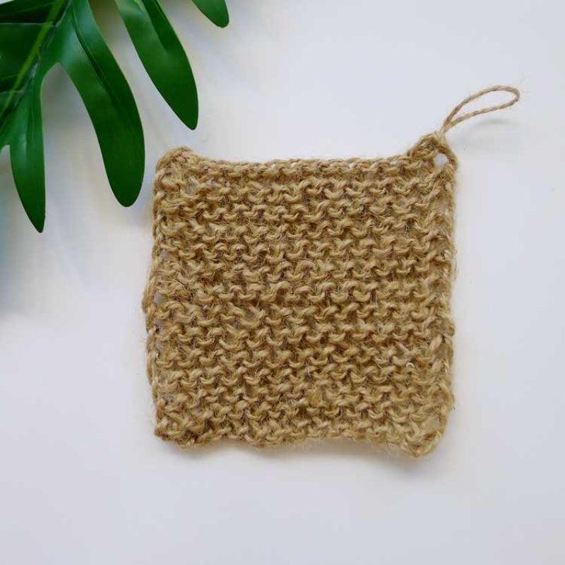 Hand-woven Linen Dish Cloth Cleaning Rag Natural Material Brush Jute