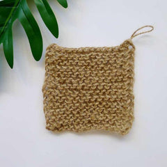 Hand-woven Linen Dish Cloth Cleaning Rag Natural Material Brush Jute