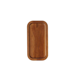 Wooden Fruit Tray Snack Dessert Plate Decorative Food Coffee Tea Cup Cake