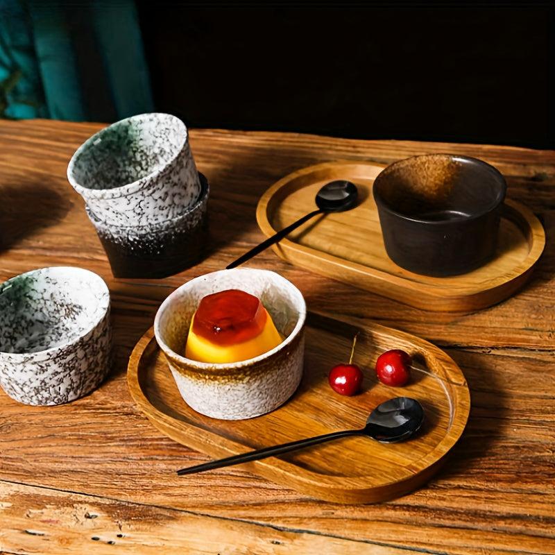 Wooden Fruit Tray Solid Wood Dessert Tray Multifunctional Snack Plate