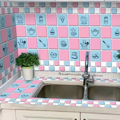 Self Adhesive Peel & Stick Wallpaper for Kitchen Countertop Cabinet Furniture