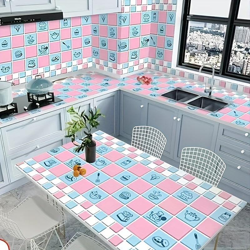 Self Adhesive Peel & Stick Wallpaper for Kitchen Countertop Cabinet Furniture