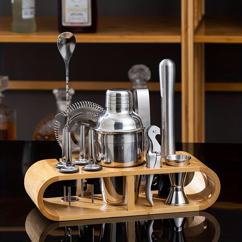 12pcs Bartender Set Cocktail Shaker Set Ice Crusher Shaker