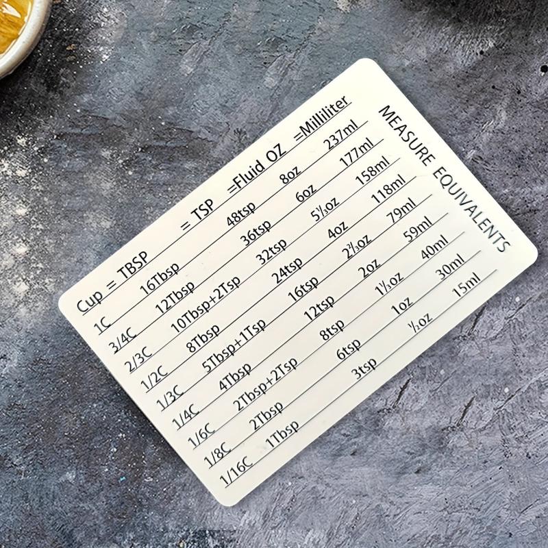 2pcs Kitchen Refrigerator Magnetic Scale Conversion Magnet Stainless Steel