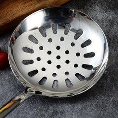 Stainless Steel Colander Spoon Skimmer Ladle Long Handle Hot Pot Filter Spoon