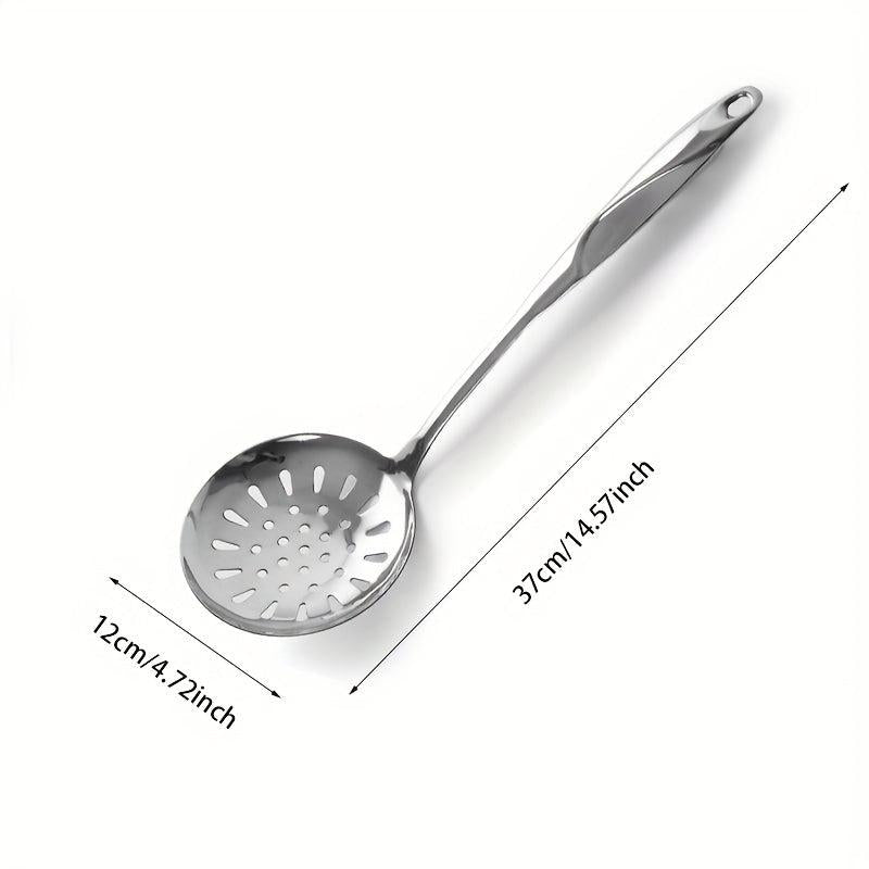 Stainless Steel Colander Spoon Skimmer Ladle Long Handle Hot Pot Filter Spoon