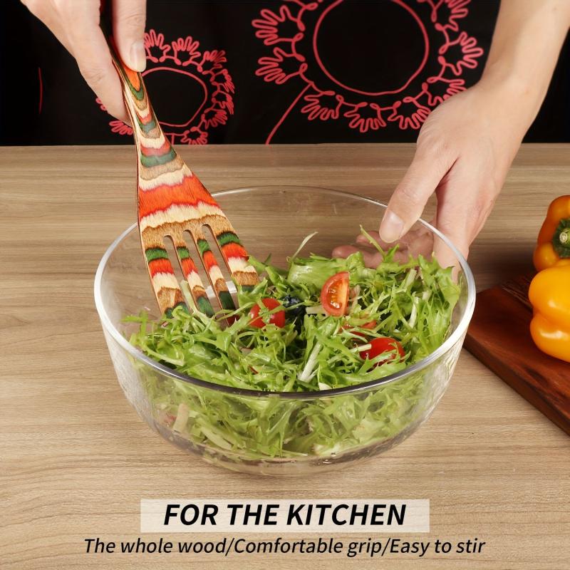 6pcs Pakkawood Kitchen Utensils Set Non stick Cooking Spatulas Spoons