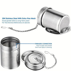 2pcs Tea Strainer Stainless Steel Mesh Tea Infuser Tea Filter