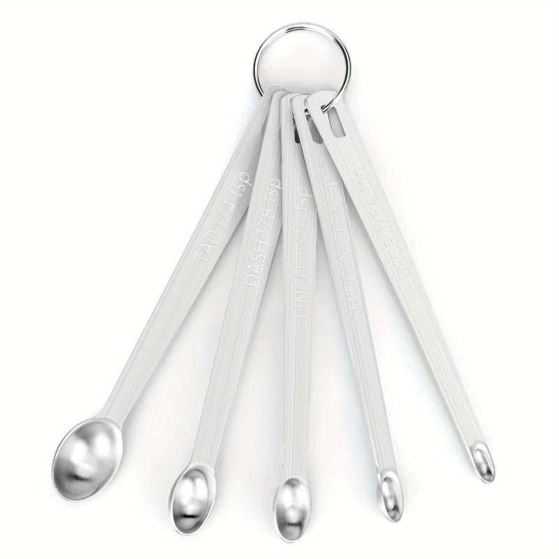 5pcs Stainless Steel Measuring Spoons Set Baking Cooking Tools