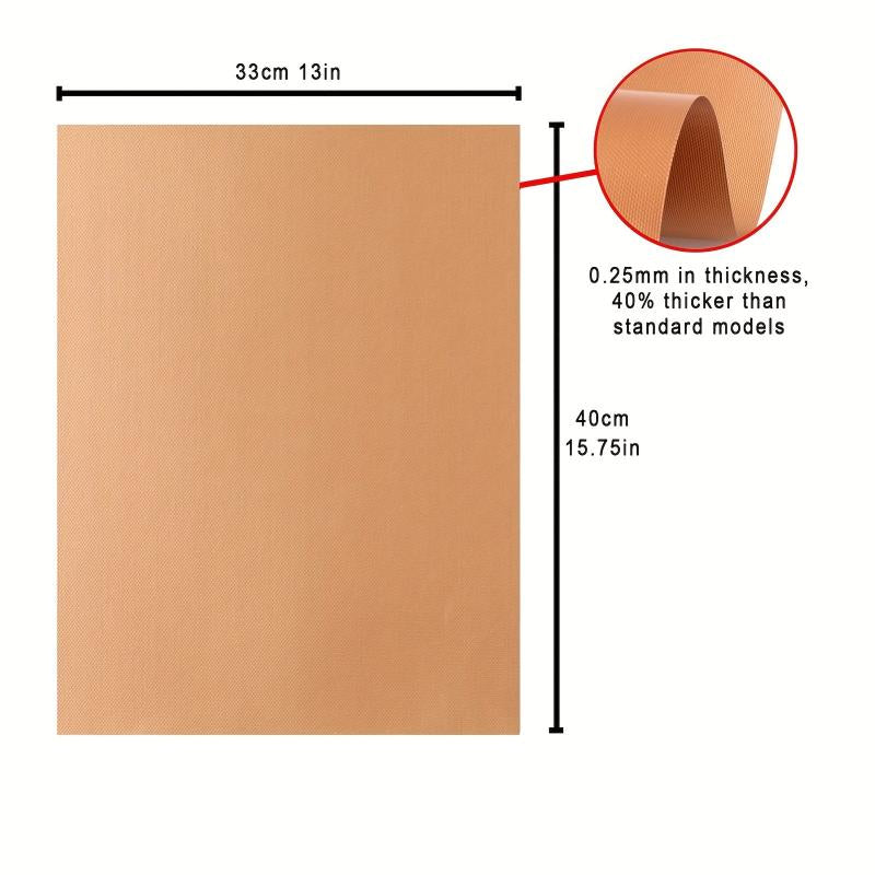 Plastic Placemats Non-stick BBQ Mat High Temp Resistant Fiberglass Grill Mat