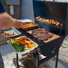 Plastic Placemats Non-stick BBQ Mat High Temp Resistant Fiberglass Grill Mat