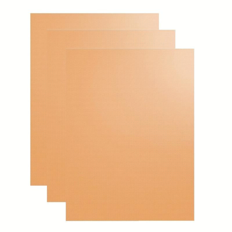 Plastic Placemats Non-stick BBQ Mat High Temp Resistant Fiberglass Grill Mat