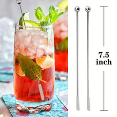Stainless Steel Drink Swizzle Stick Cocktail Stirrer