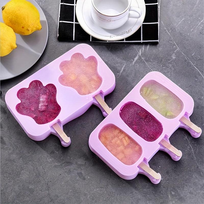Popsicle Mold Ice Pop Molds Reusable Ice Cream Molds