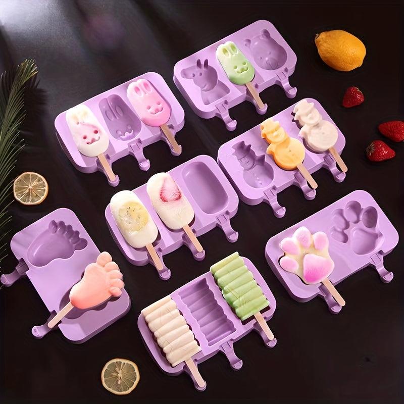 Popsicle Mold Ice Pop Molds Reusable Ice Cream Molds