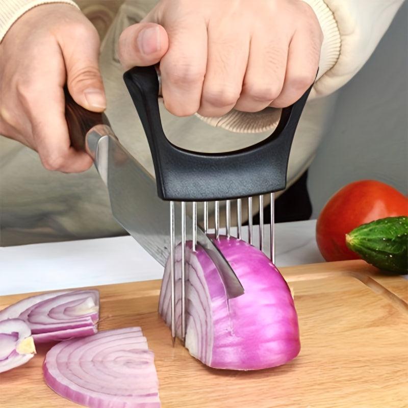 Onion Slicer Holder 304 Stainless Steel Lemon Cutter