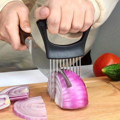 Onion Slicer Holder 304 Stainless Steel Lemon Cutter