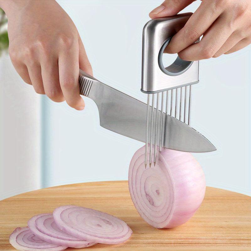 Onion Slicer Holder 304 Stainless Steel Lemon Cutter