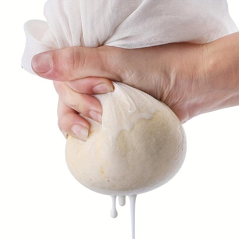 3pcs Cheese Cloths for Straining Unbleached Fabric Milk Strainer