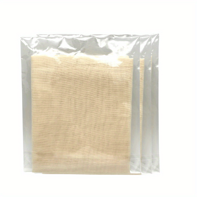 3pcs Cheese Cloths for Straining Unbleached Fabric Milk Strainer