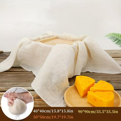 3pcs Cheese Cloths for Straining Unbleached Fabric Milk Strainer