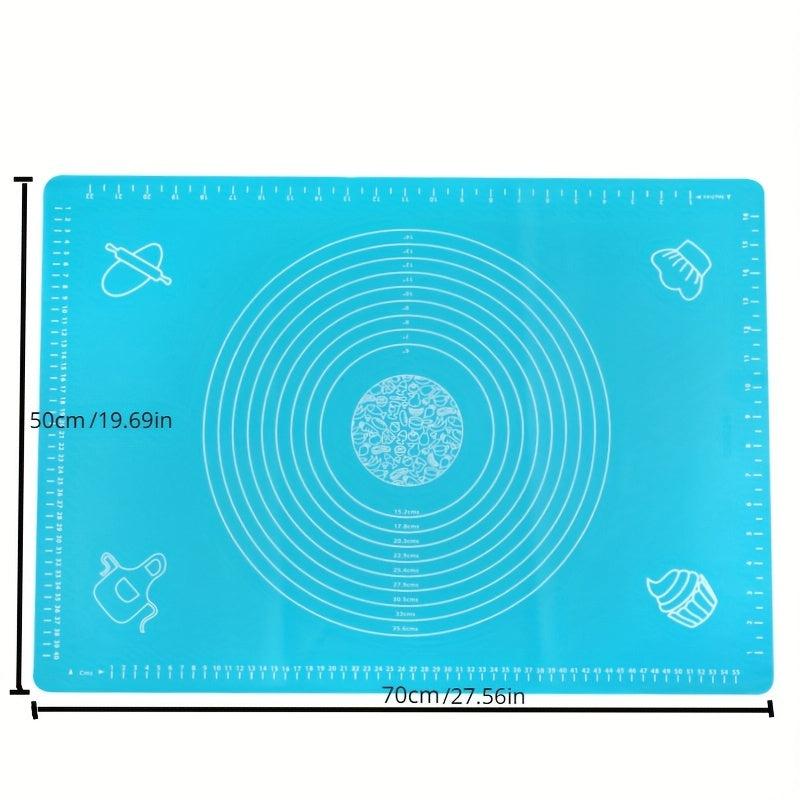 Non-slip Silicone Pastry Mat Baking Sheet with Measurements
