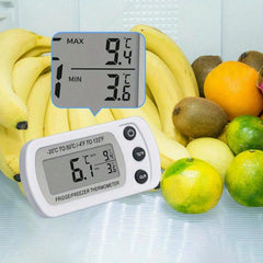 Plastic Refrigerator Thermometer - Accurate Temperature and Humidity Monitor