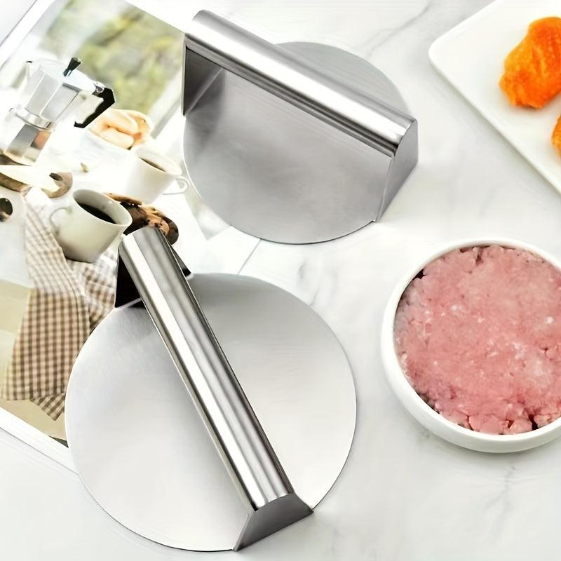 Stainless Steel Hamburger Press Manual Meat Press