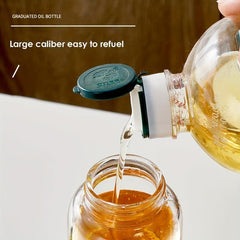 Olive & Edible Glass Dispenser Container with Lid