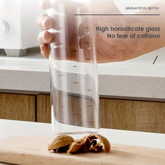 Olive & Edible Glass Dispenser Container with Lid
