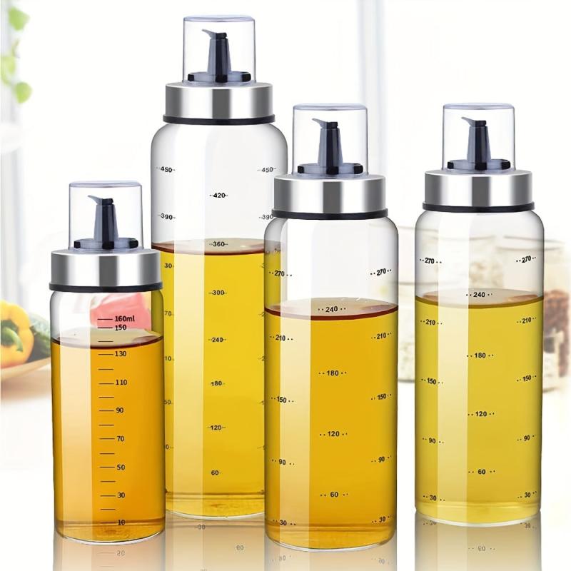 Olive & Edible Glass Dispenser Container with Lid