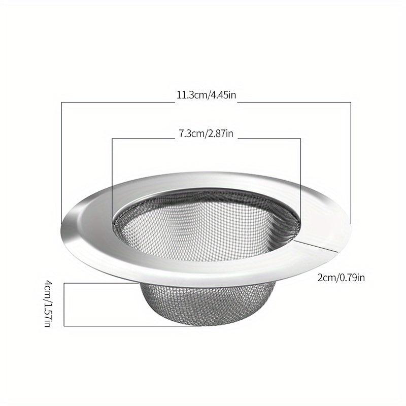 1pc Sink Basket Strainer Stainless Steel Drain Strainer Kitchen Sink Strainer