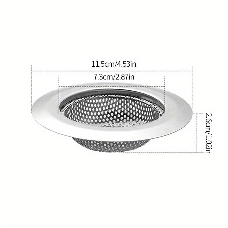 1pc Sink Basket Strainer Stainless Steel Drain Strainer Kitchen Sink Strainer