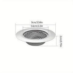1pc Sink Basket Strainer Stainless Steel Drain Strainer Kitchen Sink Strainer