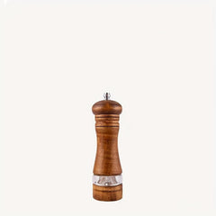 Wooden Pepper Grinder Manual Spice Mill Sea Salt Reusable Bottle BBQ Camping
