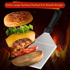 Large Stainless Steel Hamburger Shovel 12.7 cm Wide