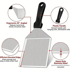 Large Stainless Steel Hamburger Shovel 12.7 cm Wide