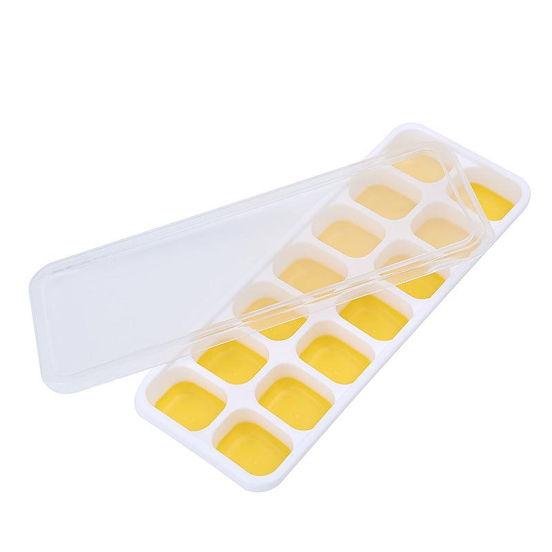 Silicone Ice Cube Mold Tray with Lid Multifunctional Household Chocolate Mold