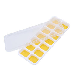 Silicone Ice Cube Mold Tray with Lid Multifunctional Household Chocolate Mold