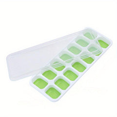 Silicone Ice Cube Mold Tray with Lid Multifunctional Household Chocolate Mold
