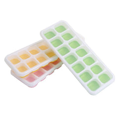 Silicone Ice Cube Mold Tray with Lid Multifunctional Household Chocolate Mold