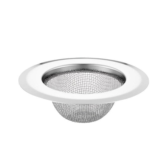 Stainless Steel Sink Strainer Large Wide Brim 4.45 Inches Diameter