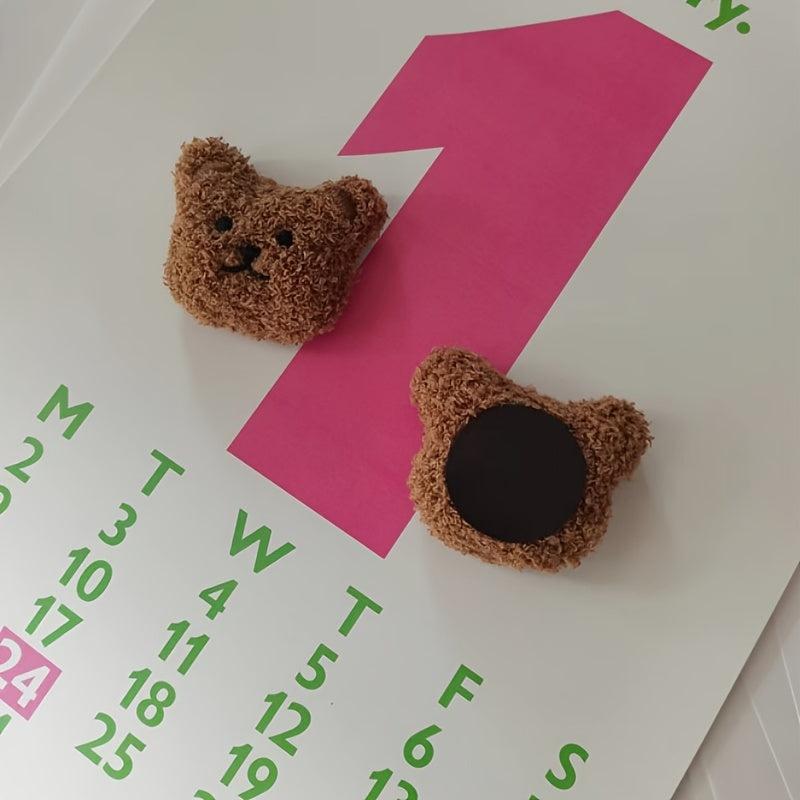 Strong Bear Head Fridge Magnets for Home and Office Decor