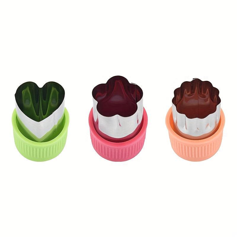 3pcs Stainless Steel Hand Guard Biscuit Mold Fruit Cutting Mold