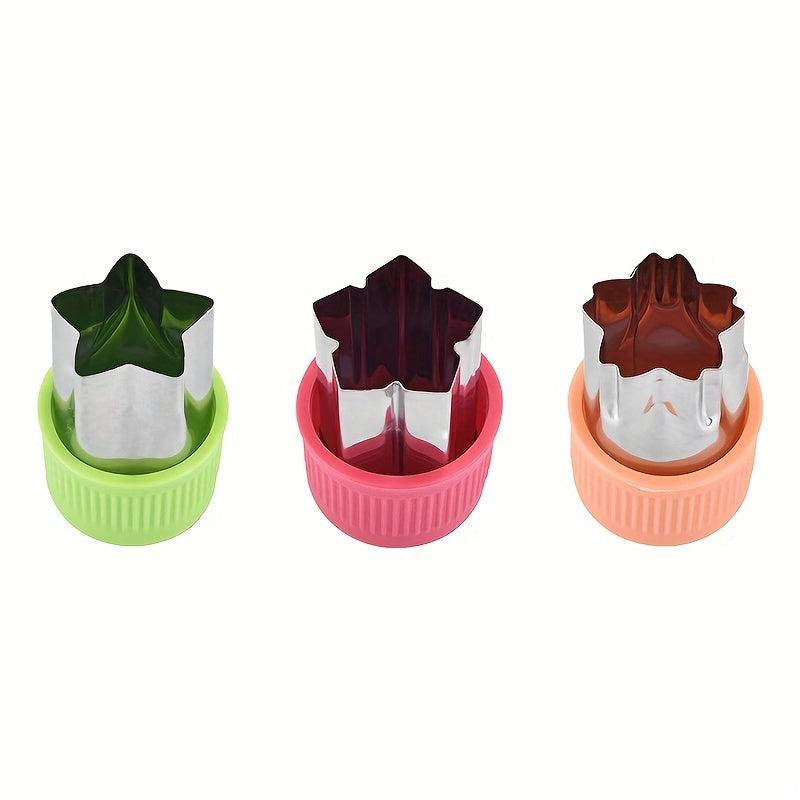 3pcs Stainless Steel Hand Guard Biscuit Mold Fruit Cutting Mold