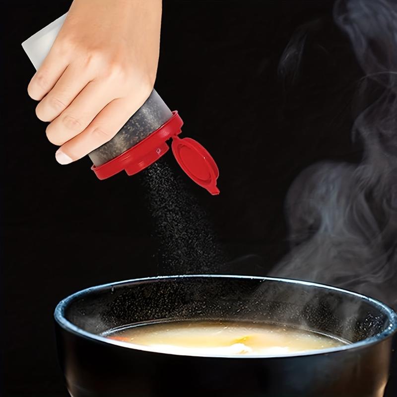 2pcs Salt Pepper Shakers Large Moisture Proof Camping Picnic Spice T