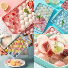Ice Cube Tray 33 Cavity Ice Ball Mold Easy Release Ice Maker for Soft Drinks