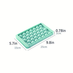 Ice Cube Tray 33 Cavity Ice Ball Mold Easy Release Ice Maker for Soft Drinks